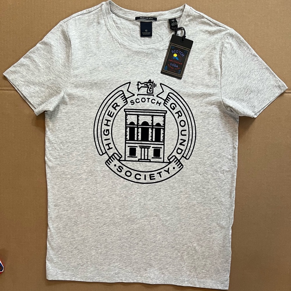 NEW Scotch & Soda Higher Ground Society T-Shirt (Men’s Large)